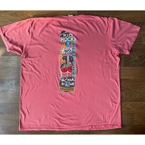 Kid Rock's Big Honky Tonk & Rock n'‎ Roll Steakhouse T Shirt XL Nashville PINK